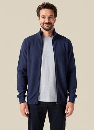 Gilet manches longues manches longues bleu BLEND homme