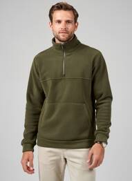 Sweat-shirt stretch manches longues vert BLEND homme