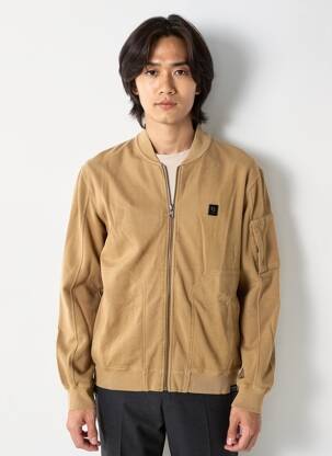 Veste casual resserrée sur le bas beige GARCIA homme