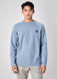 Pull stretch manches longues bleu GARCIA homme