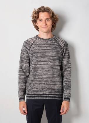 Pull stretch manches longues bleu FREEMAN T.PORTER homme