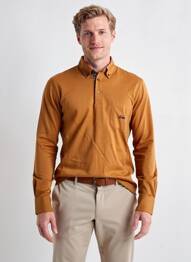 Polo manches longues manches longues orange THE SURFCAR homme