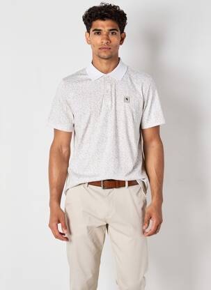 Polo tissage jersey manches courtes beige GARCIA homme
