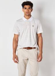Polo tissage jersey manches courtes beige GARCIA homme
