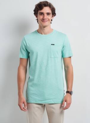 T-shirt coupe cintrée manches courtes vert GARCIA homme
