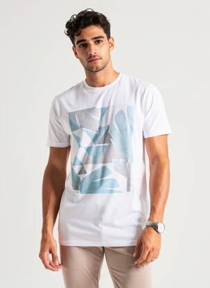 T-shirt coupe cintrée manches courtes blanc GARCIA homme