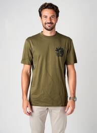 T-shirt coupe cintrée manches courtes vert BLEND homme