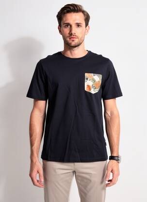 T-shirt coupe cintrée manches courtes noir BLEND homme