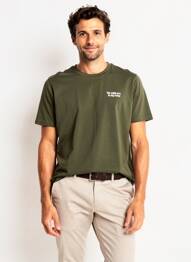 T-shirt coupe cintrée manches courtes vert BLEND homme