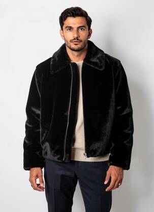 Blouson manches longues noir H&M homme