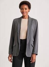 Blazer finition intérieure doublée gris ZHRILL femme