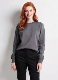 Sweat-shirt manches longues manches longues gris BILLYBELT femme