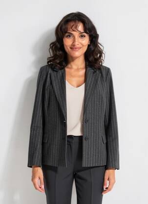 Blazer finition intérieure doublée noir SURKANA femme