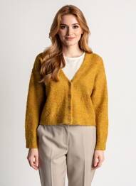 Gilet manches longues stretch jaune SURKANA femme