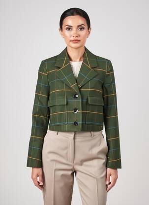 Blazer coupe cintrée vert SURKANA femme