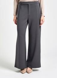 Pantalon large poches taille normale gris SURKANA femme