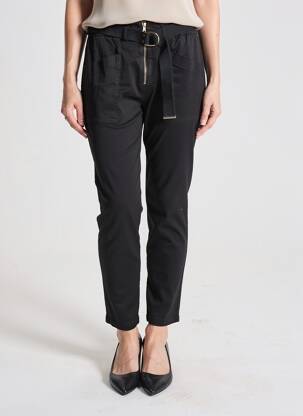 Pantalon slim taille élastique taille normale noir PAKO LITTO femme
