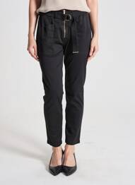 Pantalon slim taille élastique taille normale noir PAKO LITTO femme