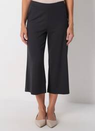 Pantacourt stretch taille normale noir SURKANA femme