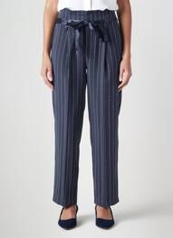 Pantalon droit stretch taille normale bleu SCOTCH & SODA femme