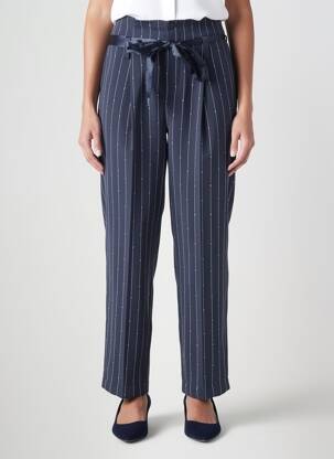 Pantalon droit stretch taille normale bleu SCOTCH & SODA femme