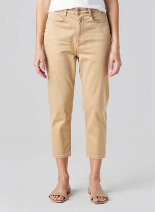 Pantalon 7/8 stretch taille normale marron SALSA femme