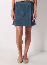 Jupe courte poches bleu LABDIP femme