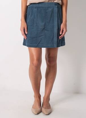 Jupe courte poches bleu LABDIP femme