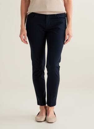 Pantalon slim stretch taille normale bleu GARCIA femme