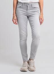 Pantalon slim stretch taille normale gris GARCIA femme
