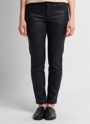 Pantalon slim stretch taille normale noir TEDDY SMITH femme