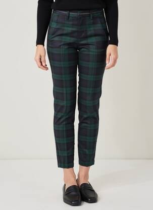 Pantalon slim stretch taille normale vert FREEMAN T.PORTER femme