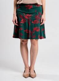 Jupe courte coupe droite vert KING LOUIE femme