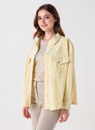 Veste casual coupe droite beige TIFFOSI femme