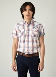 Chemise manches courtes poches gris PETROL INDUSTRIES homme