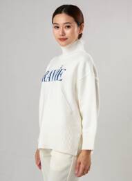 Pull stretch manches longues beige BREIZH ANGEL femme