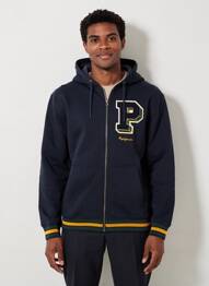 Veste casual resserrée sur le bas bleu PEPE JEANS homme