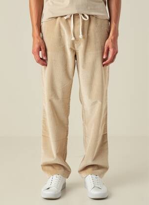Pantalon droit stretch taille normale beige VOLCOM homme