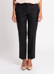 Pantalon chino taille normale taille normale noir CHATTAWAK femme