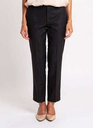 Pantalon chino taille normale taille normale noir CHATTAWAK femme