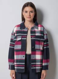 Manteau court coupe droite sans capuche rose LEE COOPER femme