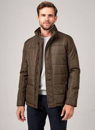 Doudoune poches sans capuche marron MCM homme