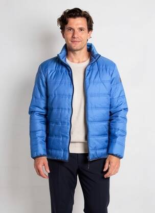 Doudoune poches sans capuche bleu MCM homme