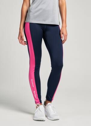 Legging tissage jersey taille normale bleu REEBOK femme
