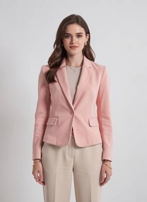 Blazer coupe cintrée rose VERO MODA femme