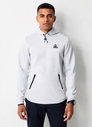 Sweat-shirt à capuche manches longues manches longues gris LE COQ SPORTIF homme