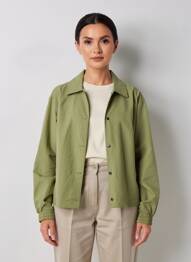 Veste casual coupe droite vert BLEND femme
