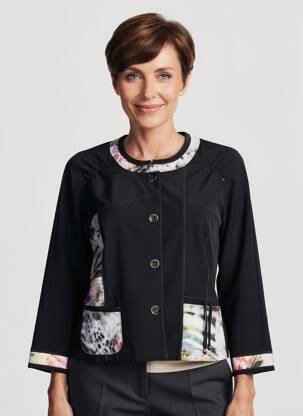 Veste chic poches noir PAUPORTÉ femme