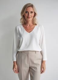T-shirt manches longues manches longues blanc LEWINGER femme