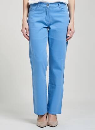 Pantalon droit stretch taille normale bleu clair OLSEN femme